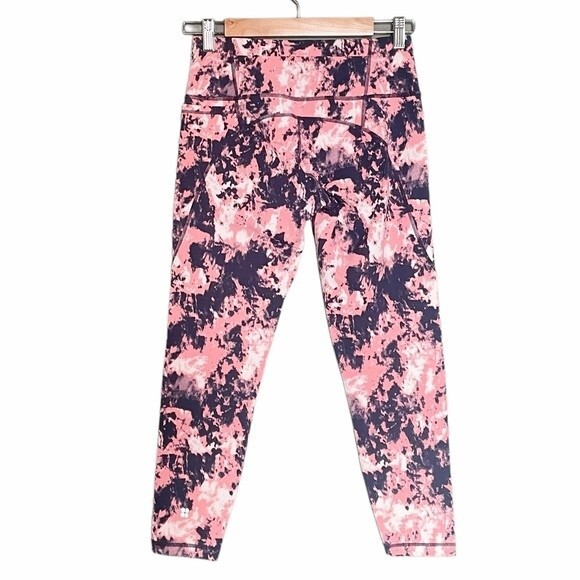 NWT Sweaty Betty Power Pocket Workout Legging Pink Purple Tie Dye Size Small NEW - Picture 3 of 15
